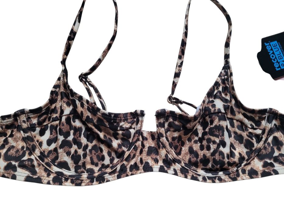Strój kostium kąpielowy stanik bikini panterka 38,M PrettyLittleThing