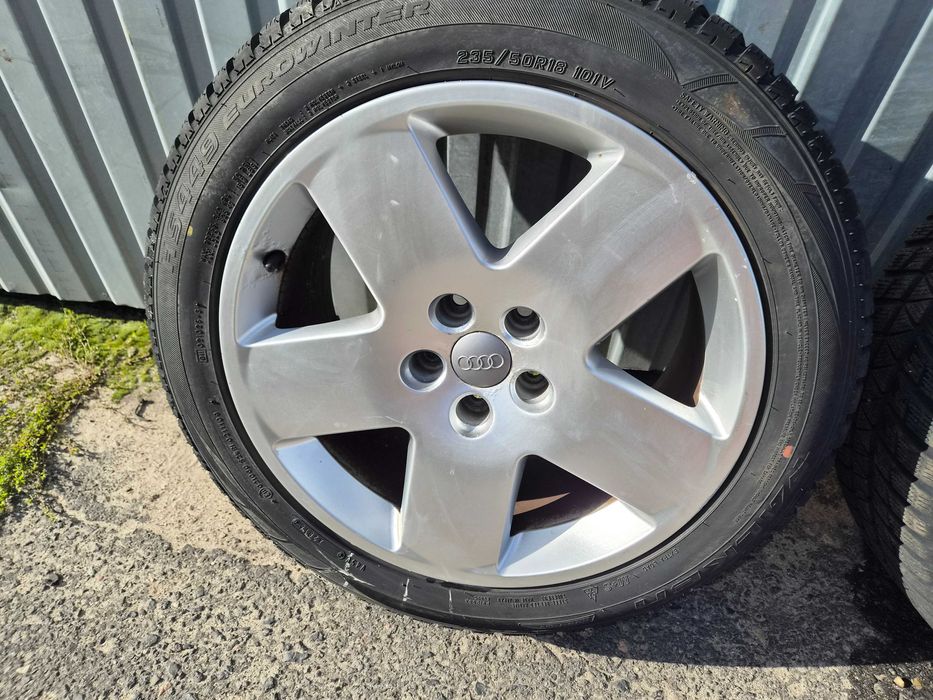 Felgi aluminiowe koła opony zimowe Audi A8 D3 18" 5X112 kpl