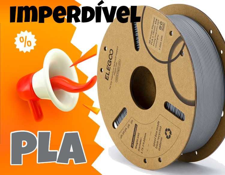 Promoção PLA Elegoo - 1Kg (Cinzento)