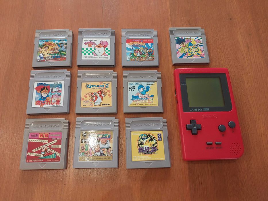 Game Boy Pocket + 10 gier