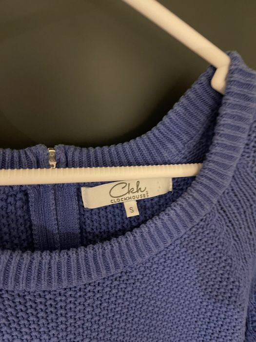 Malha de inverno azul