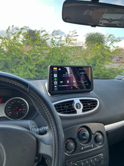 Rádio Android 14  com GPS Renault Clio 3 (Artigo Novo)