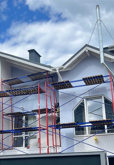 Будівництво будинків Євідновлення, Котедж, Дуплекс, Фасад, Покрівля