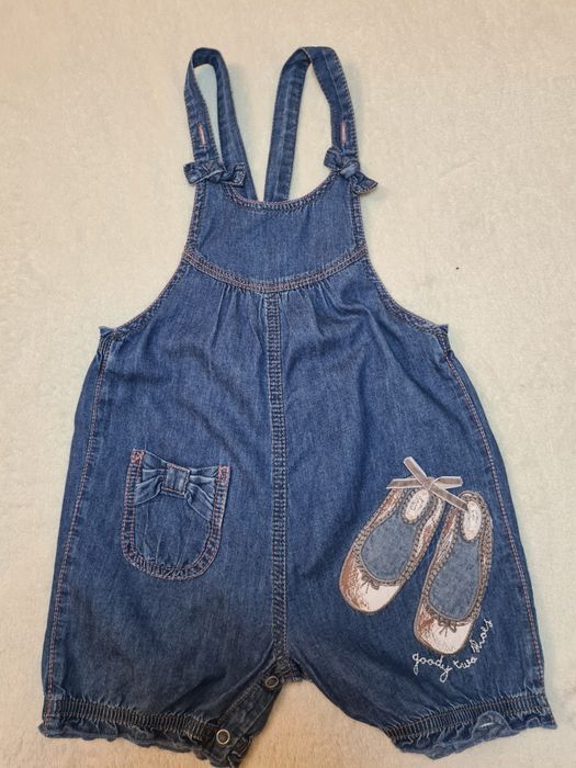 Ромпер джинсовий комбінезон сорочка босоніжки 86-92 на 1-2 роки