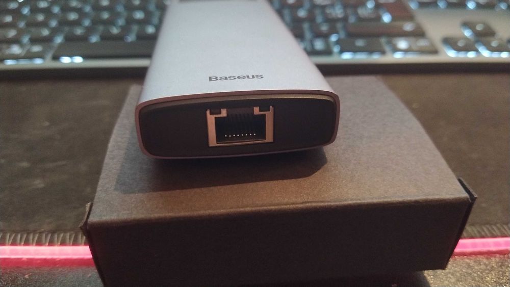 Docking USB-C Dual Monitor 4k USB3 Ethernet Baseus