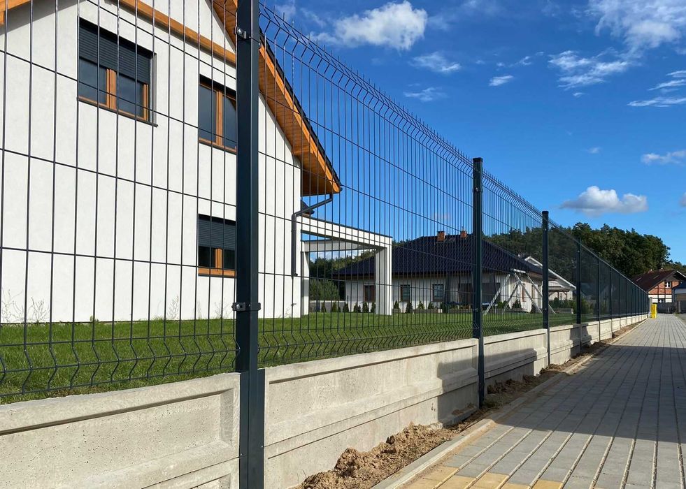 Ogrodzenie Panelowe Brama Automat Furtka Domofon Płot Panele 2d 3d