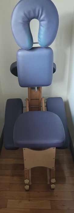Cadeira de massagem de madeira