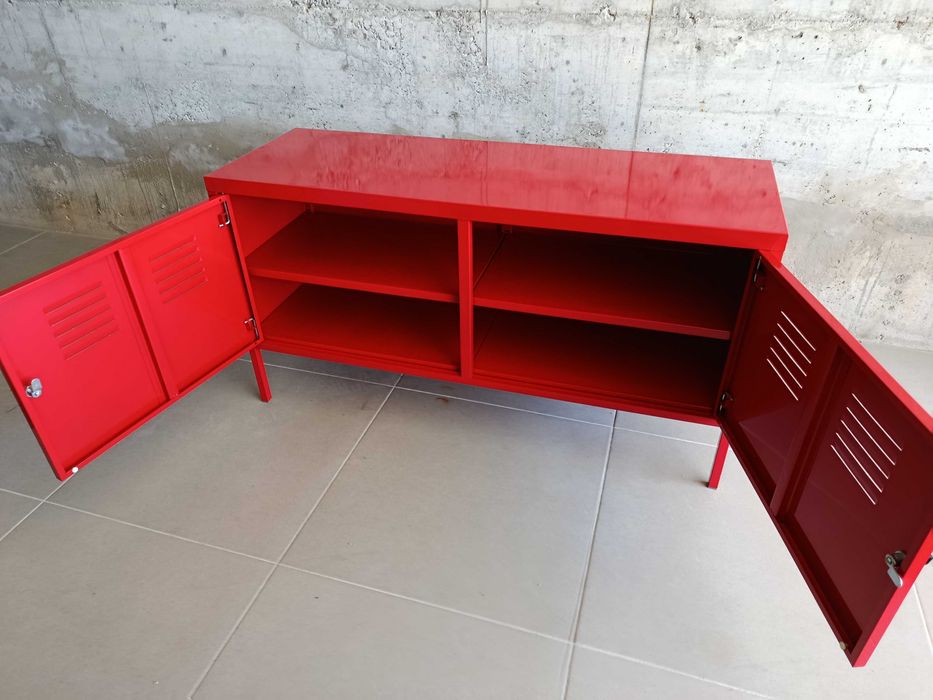 IKEA PS armário, vermelho, 119x63 cm como novo
