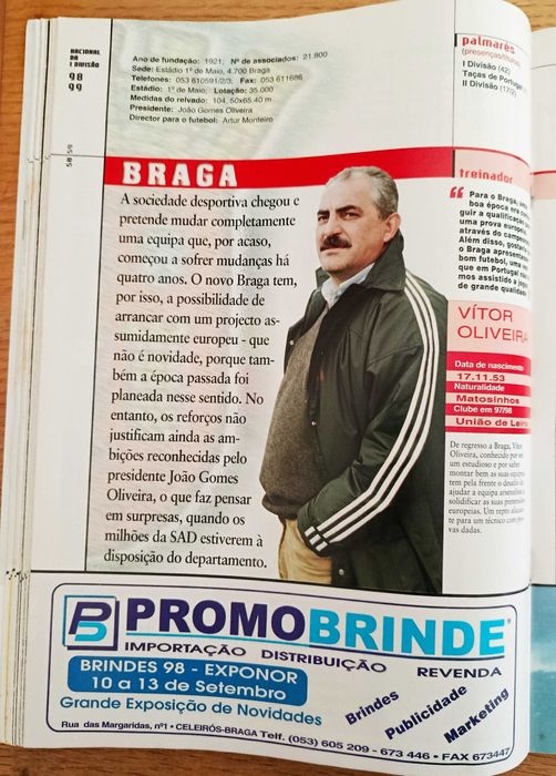Revista O Jogo época 1998-99