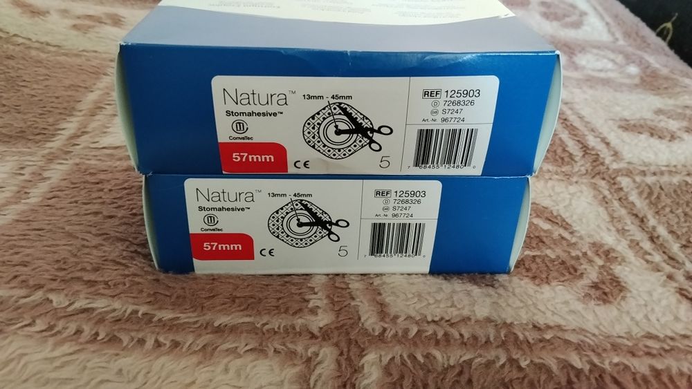Płytki stomijne  ConvaTec Natura 57 mm