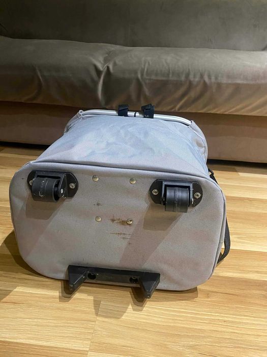 Torba na zakupy z kółkami, składana