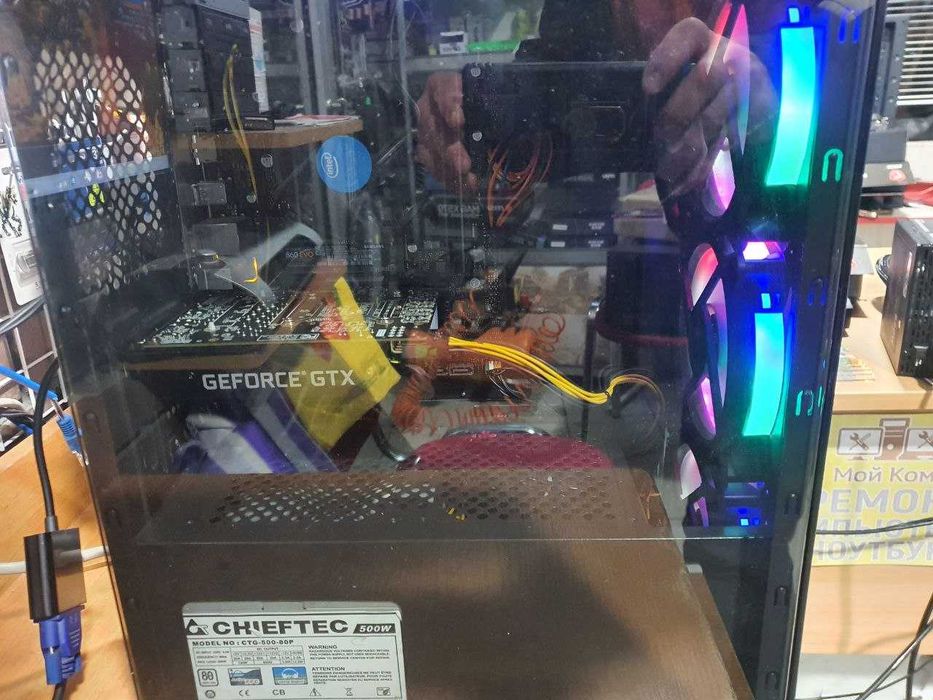 Компьютер s1151v2 i5-9400F 16 Гб DDR4 250 Гб nvme GTX1660 super 6 Гб