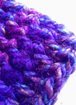Szydełkowa czapka beanie "Neon bubbles"