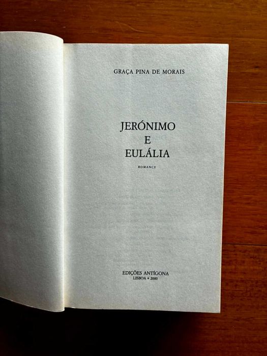 "Jerónimo e Eulália" de Graça Pina de Morais