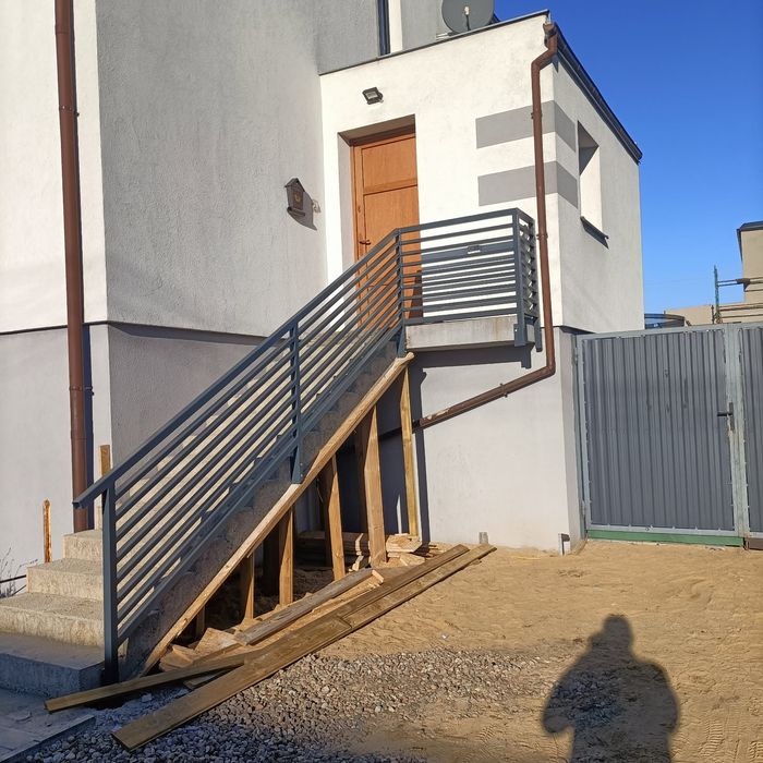Ogrodzenia, balustrady itd. stal czarna , aluminium, stal nierdzewna