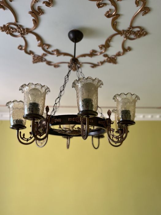 Вінтажна люстра-світильник