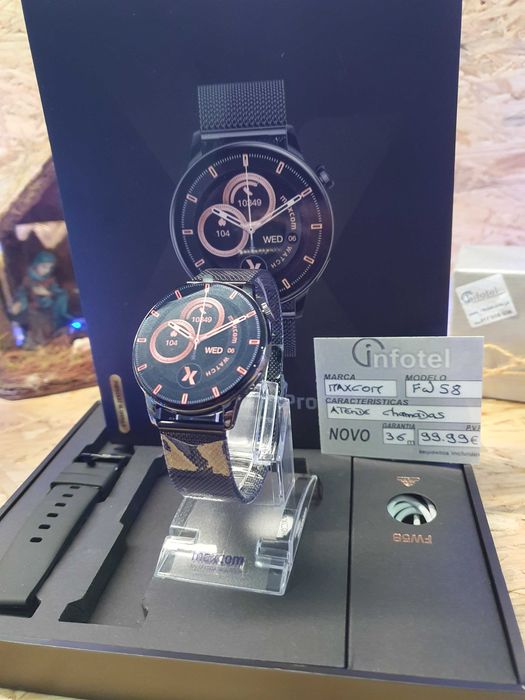 Smartwatch MaxCom FW58 Preto