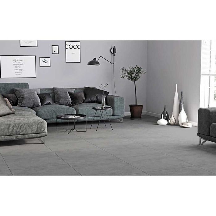 Płytka gresowa 60x60 cm Grey matt CERSANIT