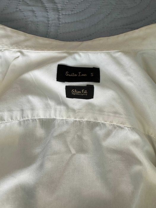 Camisa Suits Slim Fit Branca (S)
