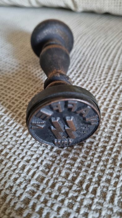 Carimbo Alemanha Nazi SS WAFFEN