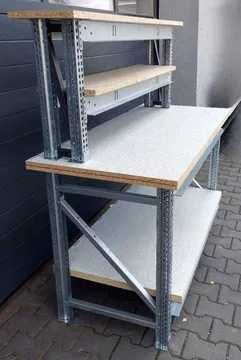 Stół warsztatowy 150x70cm ocynkowany, dostawa GRATIS w całej Polsce