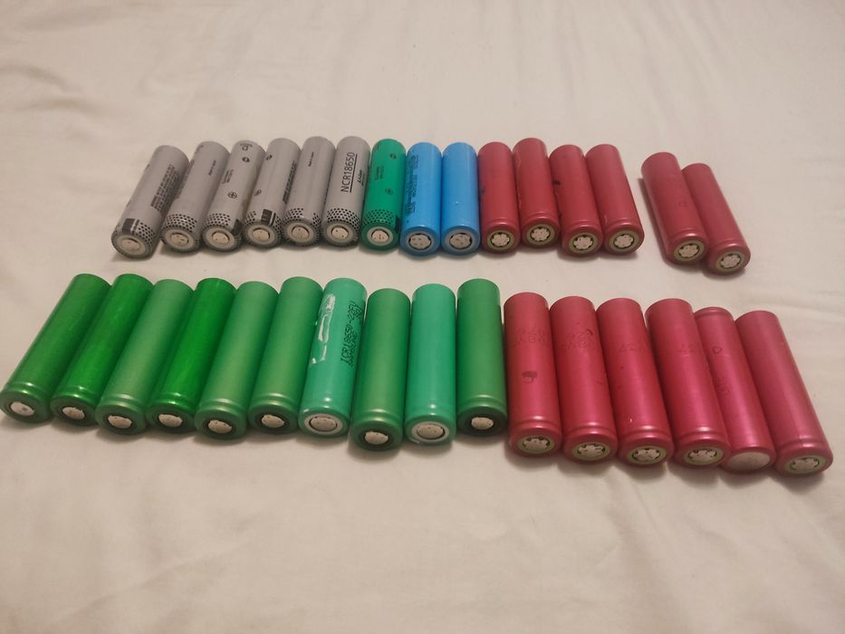 Samsung/LG/Other 18650 Rechargeable Batteries, 3.7 V – Unit Price64737812163330121