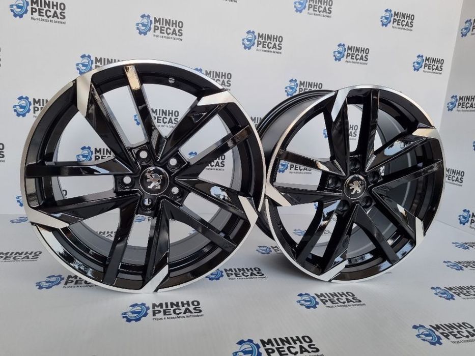 Jantes Peugeot 308 GTI em 17 Preto Brilho