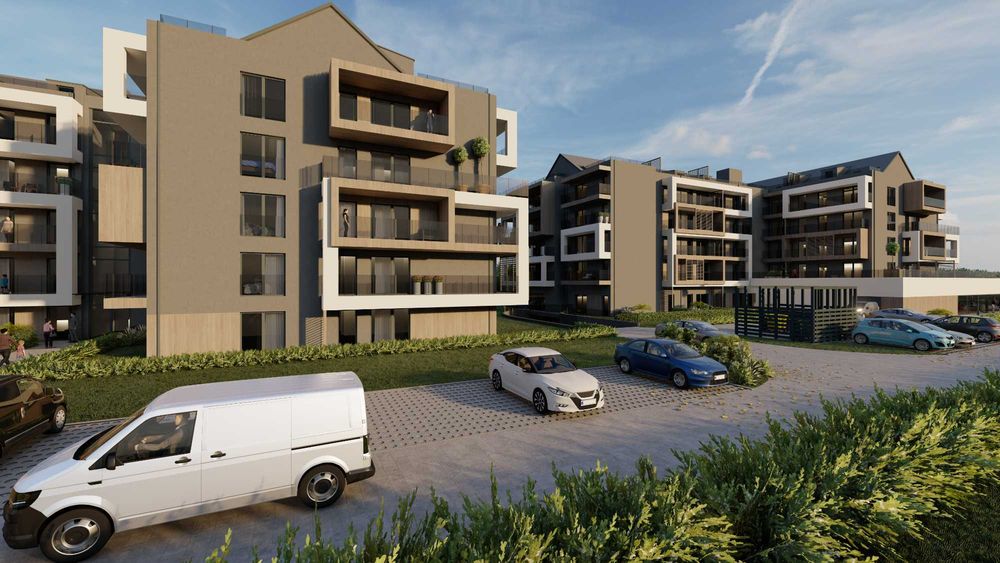 Mieszkanie 54,74 m² oś. Błękitne blok B M41 stan deweloperski - Widok 5