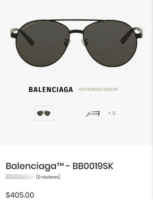 Окуляри balenciaga дефект