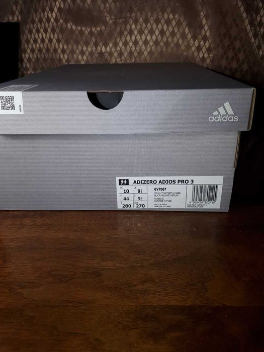 Продам топові професійні кросовки Adidas ADIZERO ADIOS PRO3 розмір 10S