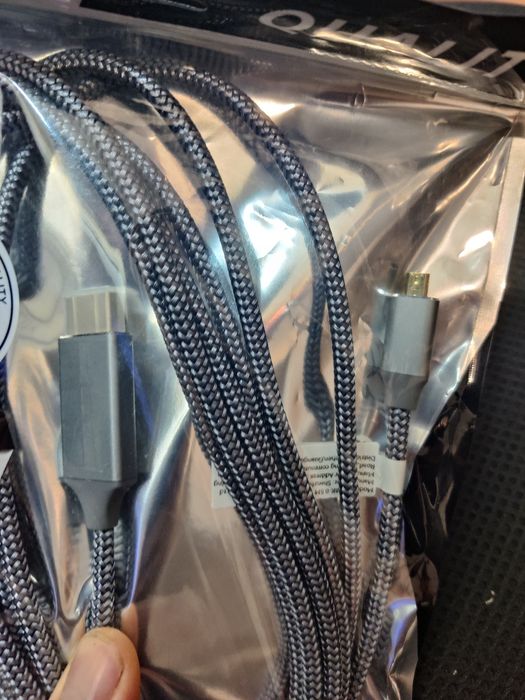 HDMI - micro HDMI кабель 3 метри. Висока якість, надійне обплетення я