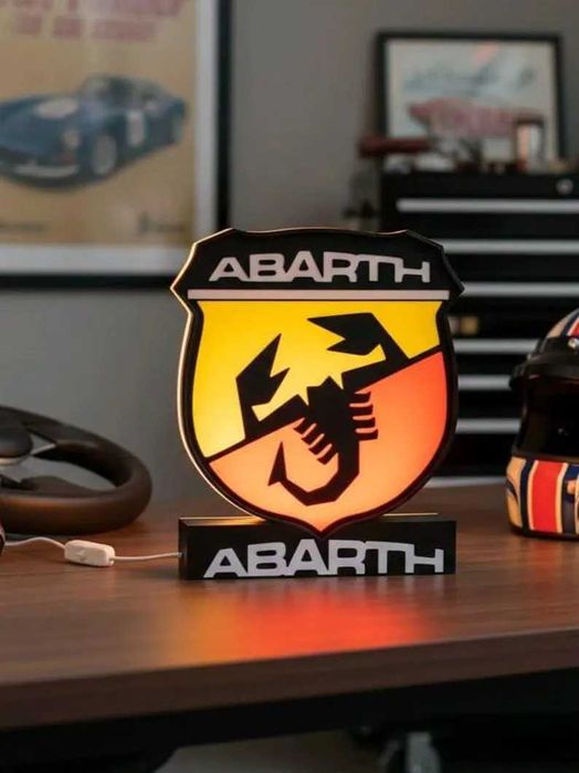 Lightbox Luminaria decorativa Abarth