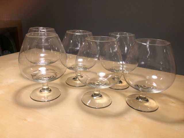 6 copos de cognac/whisky Royal Leerdam Holland-81cl