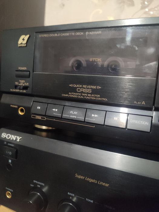 Кассетная дека SANSUI D-X311WR.