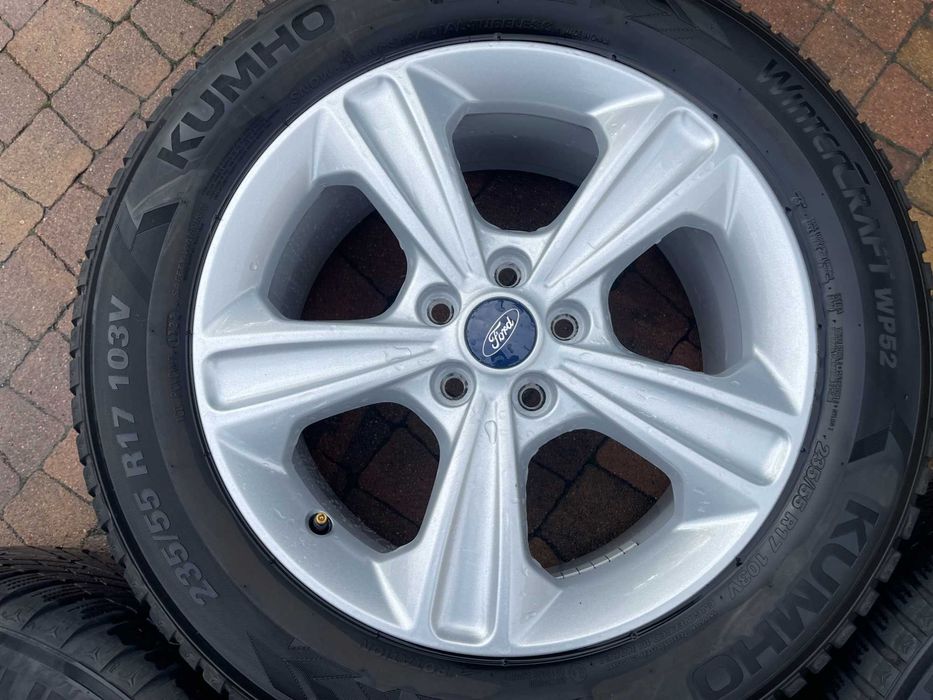 3982. Koła zimowe S-max Galaxy Kuga 5x108 oryginał 235/55/17 2022r