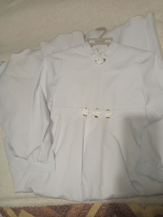 Zestaw. Wianek + Sukienka komunijna, suknia komunia r 140/146