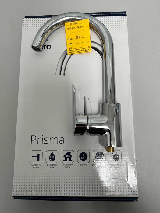 Bateria Zlewozmywakowa Rurowa Prisma D/B-15.10 NOWA * Komis Madej