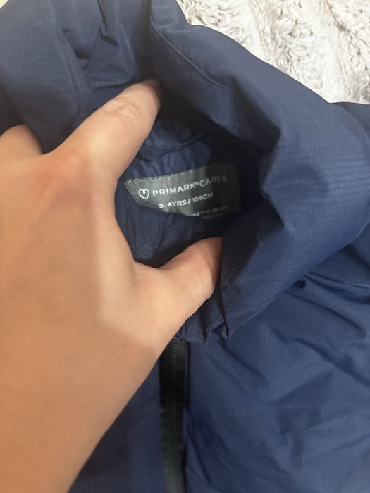 Жилетка zara 104 темно синя