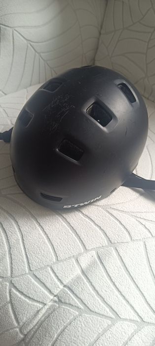 Kask na rower rolki hulajnogę B'TWIN Teen 500 | Rozmiar S (52-55 cm)