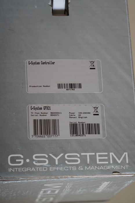 TC Electronic G-SYSTEM Silver 3rd Generation (iB Modified & Updated)