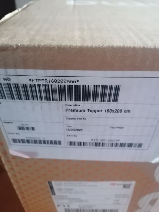 Sobrecolchão Emma 160x200cm