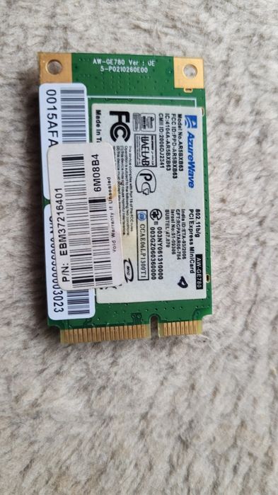 Core2Duo T5800, 2x1GB DDR2 667 MHz, karta wifi, modem i nagrywarka dvd