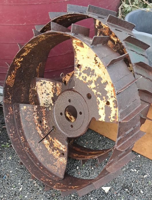 Rodas de ferro usadas para motocultivador