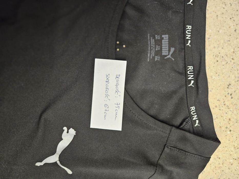 Koszulka sportowa Puma XXL XXXL czarna techniczna super stan LATO