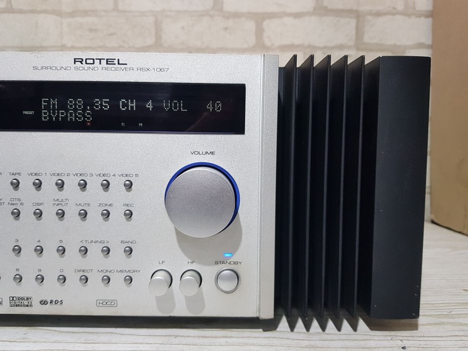 Р-В! Топ! 7.1AV ресивер Rotel RSX-1067 7×120Вт,20Кг! б/у з Німеччини
