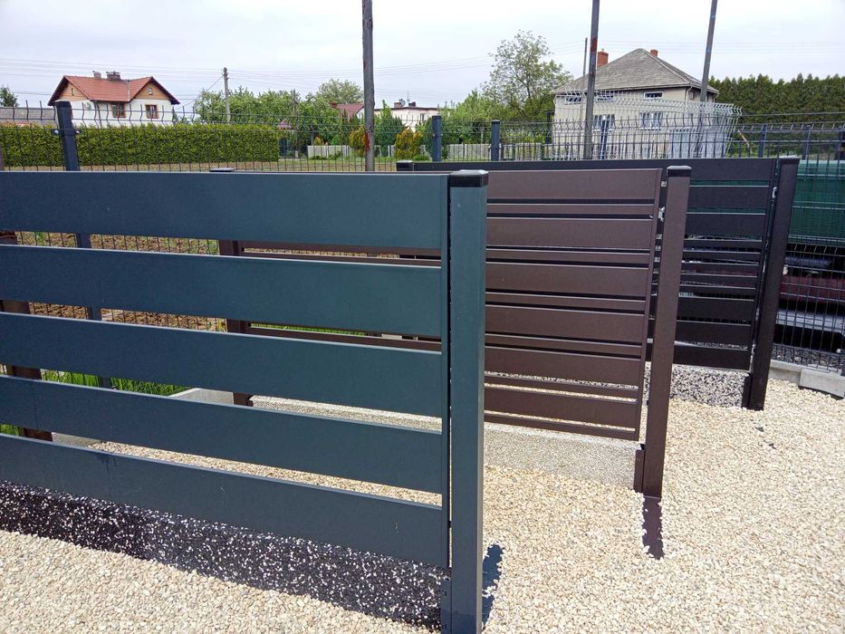 Ogrodzenie palisadowe panelowe nowoczesne
