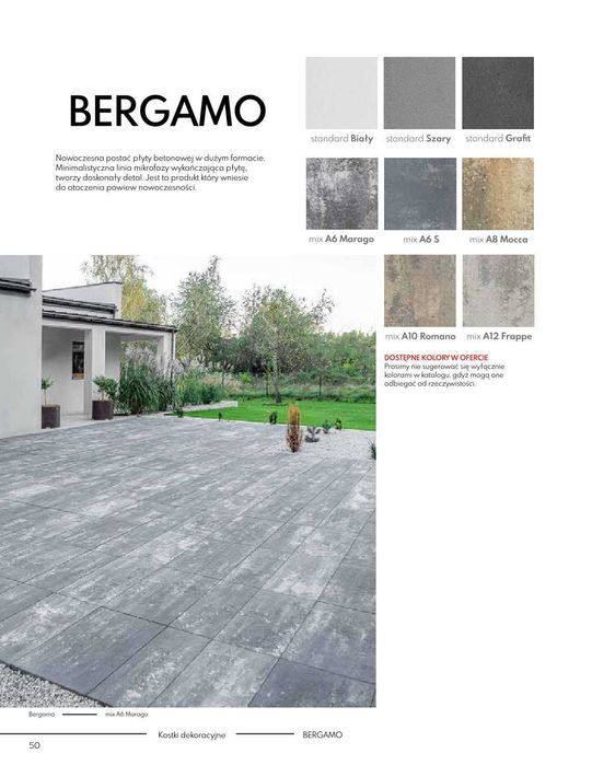 Kostka brukowa Bergamo KOST-BET- sprzedaż kostki brukowej