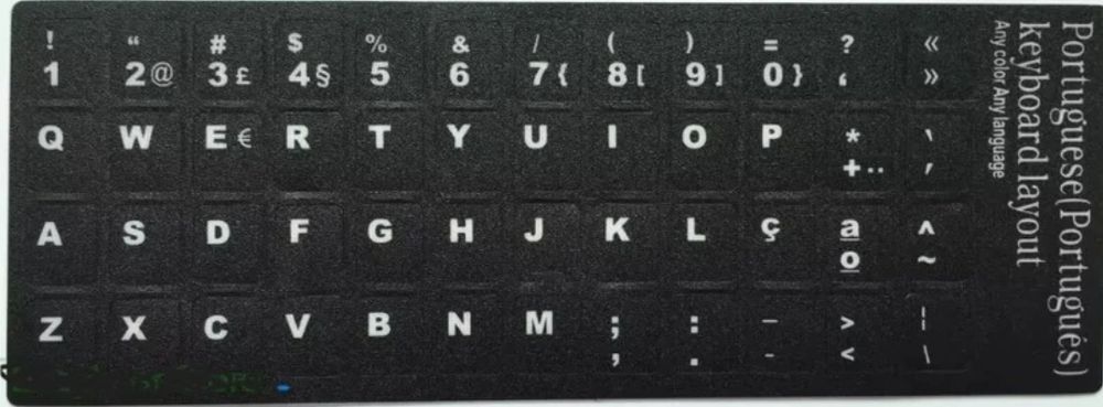 Portuguese (PT) Keyboard Stickers – Transform Your Keyboard – Others – See Description64738491730434120