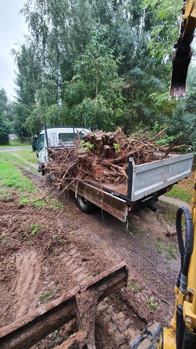 Usługi Minikoparką Młot koparka Warszawa Józefów Wawer Wesoła Marki
