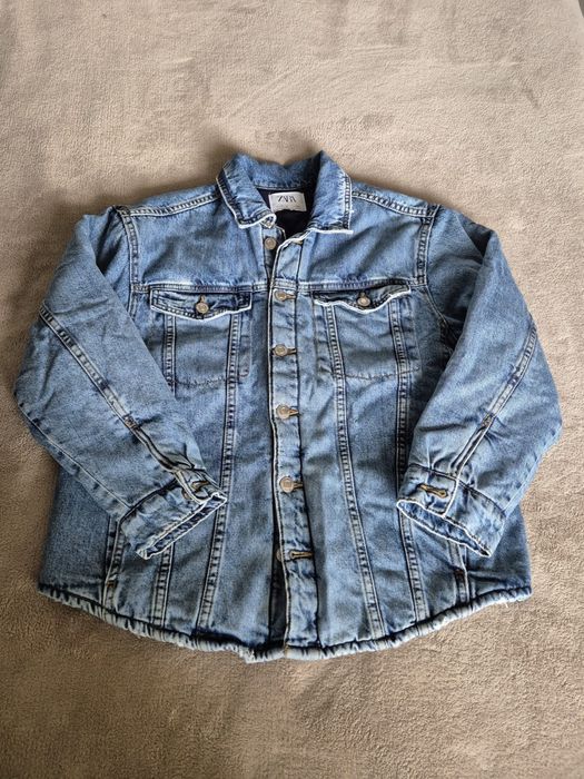 Kurtka jeansowa Zara rozmiar 152 chłopięca 11 12 jeans katana